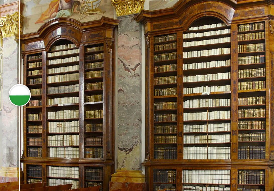 Bild: Bibliothek in Sachsen-Altenburg.